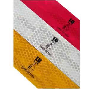 Red White Yellow Reflective Sticker ECE 104R Reflective Tape For Truck