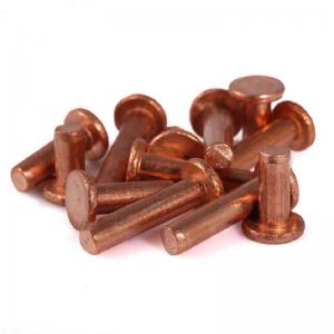China Domed Head Copper Stainless Steel Solid Rivets M8 3-50mm Length Grade 10.9 ROHS on sale
