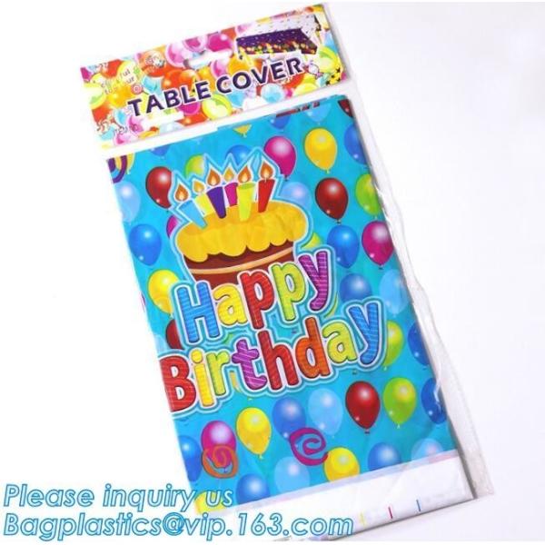 Quality cheap price embossed surface transparent disposable plastic table covers,54" X 108" Rectangular plastic table cover pac wholesale