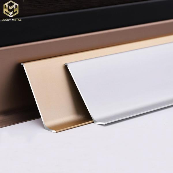 ODM Aluminium Wall Skirting Extrusion Profile T3~T8 Temper