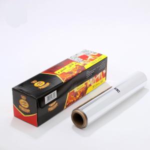 China Disposable Heat Resistant Aluminum Foil Paper Roll for Cooking and Chocolate Wrapping on sale