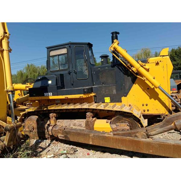 Refurbished Used SHANTUI SD32 Crawler Bulldozer With 320 Hp Powershift