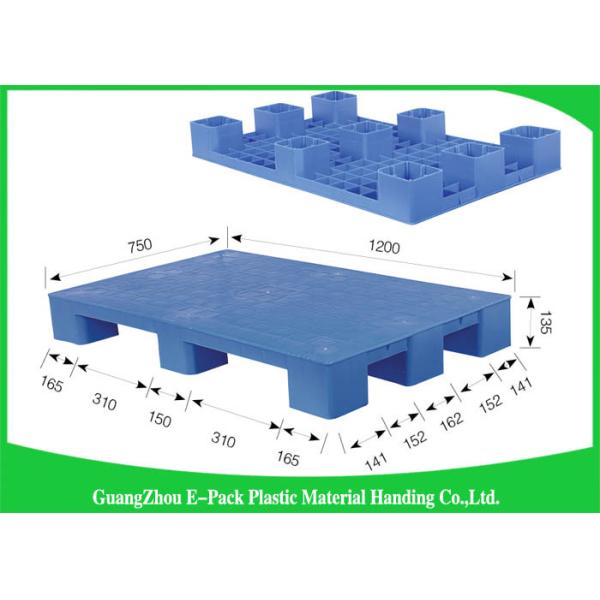 LightWeight Nestable Plastic Pallets Single Face Nine Feet 100% Recycled