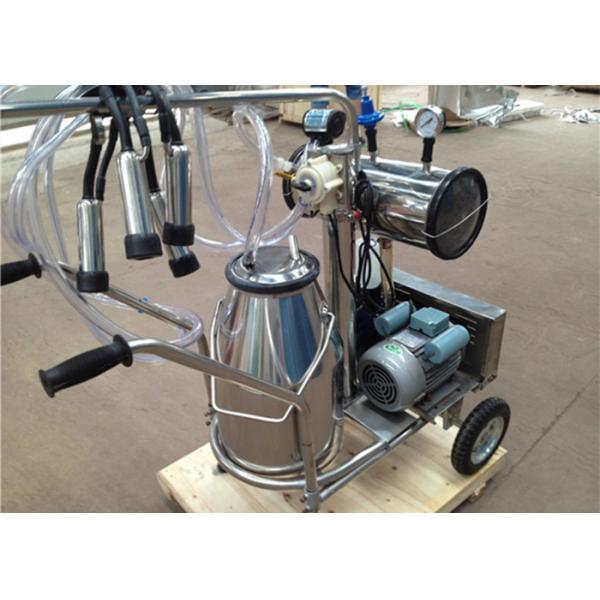 Quality Aluminum Alloy Vacuum Pump Type Mobile Milking Machine With Long Life Time wholesale