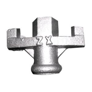 Cast Iron Steel Scaffolding Accessories Wing Nut Anchor Nut For Tie Rod / Anchor