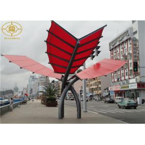 Customized Size Mushroom And Leaf-Shaped Tensile Membrane Structure for Water