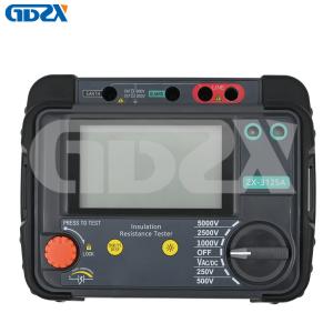 ZX-3125A 250-5000V Digital Insulation Resistance Tester Automatic Handheld