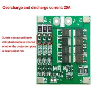 3S 25A Li-Ion 18650 BMS PCM Battery Protection Board With Balance For Li-Ion