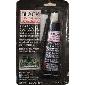 High Temp Neutral Cure Silicone Sealant For Vehicle Body , Black Gasket Maker