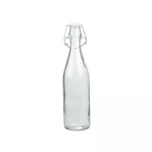 Cheap Glass Flip Top Brewing Bottles Kombucha 500ML Milk Bottles BPA Free for sale