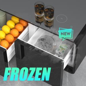 2024 Wine Cellar Table with Refrigerator -12C Wireless Charger Music Player
