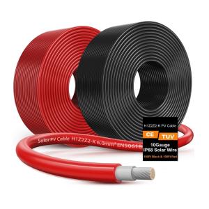 China Durable and UV Resistant DC Solar Cable with 1500V Rated Voltage for Reliable Solar Energy Transmission on sale