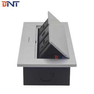 FCC approve office furniture used modular pop up type desk plug socket with