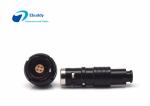 Black Color Plating Lemo Alternative Push Pull Circular Connectors 0K 4pin Plug