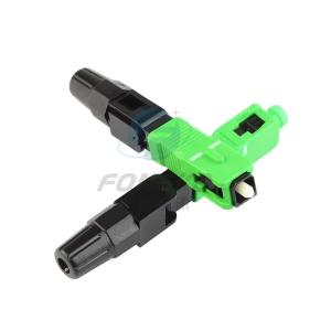 SC APC UPC Fiber Optic Fast Connector 2x3mm Flat Drop Cable 55mm 60mm
