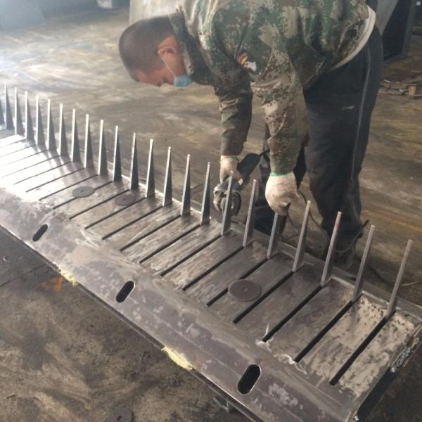 Electric Motor Traffic Spikes Barrier 150mm Rising Height Anti Terrorism