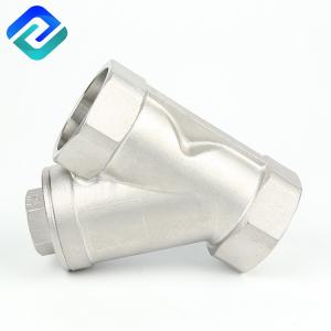 Wcb A216 Y Pattern Strainer Stainless Steel Spring Check Valve