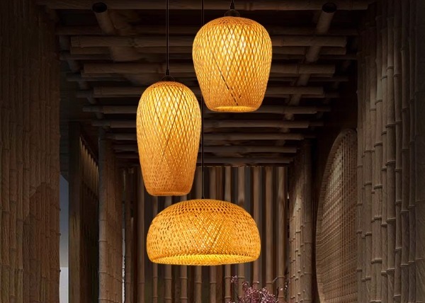 Bamboo Chandelier For Project Rattan Chandelier Retro Art Homestay Tea Room