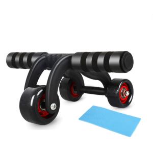 China Multi-Functional Ab Roller Wheel 3 Wheels Ab Roller Kit Home Gym Equipment Exercise Set for Abdominal Exercise on sale