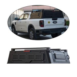 China JMC DADAO 4x4 Pickup Truck Canopy High- Black Powder Coated Truck Camper Semi-High Bed on sale