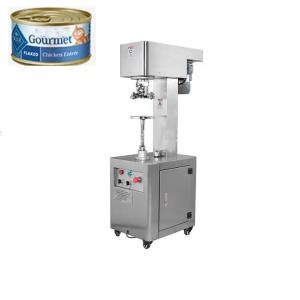 Semi Automatic Industrial Packing Machines 3700W Can Sealer Machine