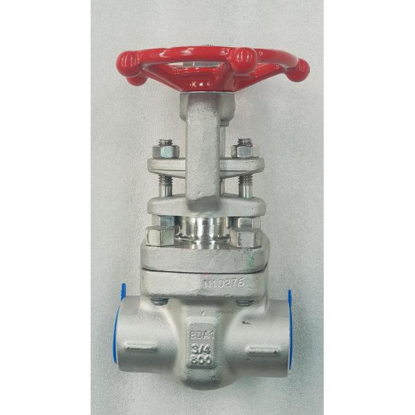 Forged Steel Socket Weld Wedge Gate Valve 1/2" - 2" Nominal Diameter BS5352