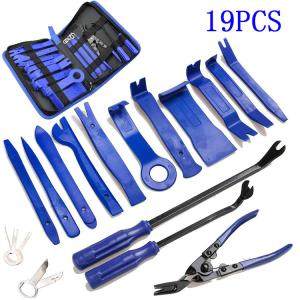 19PCS Trimming Removal Tool Bumper Fixing Clamp Set Fastener Removal Tool
