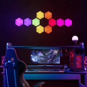 Adjustable Smart Hexagon Light with Wifi Bluetooth Control for Gaming Room