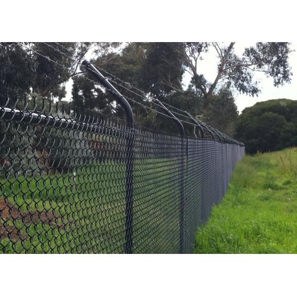 Quality 3.15mm Wire 4ft Height Steel Chain Link Fencing With Expanded Mesh wholesale