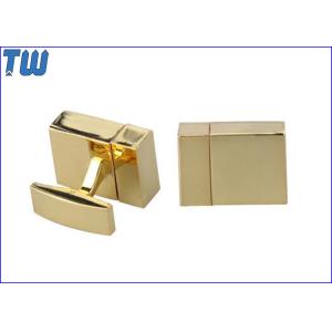 Golden Color Cufflinks Disk 512MB USB Memory Stick Thumb Drive