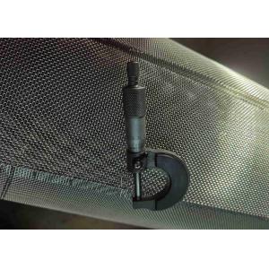 316 316l Stainless Steel Window Screen Mesh , Wire Mesh Insect Screen Bullet