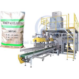Rubber Accelerator Granule Packing Machine , 10kg - 50kg Paper Bag Packing