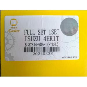 Isuzu Excavator Low Noise Engine Parts 2.2L 70KW 4HK1 Overhaul Package 5-87814