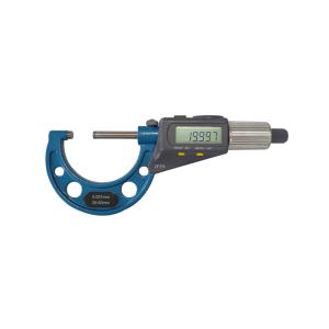 20-50mm Digital Outside Micrometer with Double Display for Left or Right Had