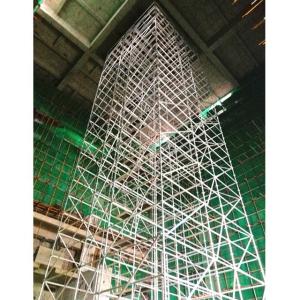 Aluminium Lightweight Birdcage Scaffolding , Mobile Scaffold Tower For Easy