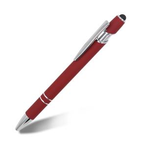 Classical Touchscreen Metal Press Ballpoint Pen Click Stylus Tip Aluminium Ball