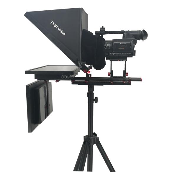 Quality Black TYSTVideo 22 inch Autocue Prompter Supply Auto-mirror Broadcast Teleprompter TS-2200 wholesale