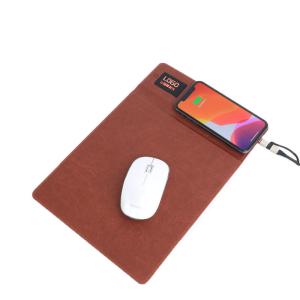 Office Usage Wireless Charging Mouse Pad With Custom LED Logo