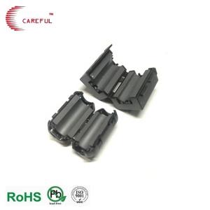 Cheap Black,Grey And White Color Rohs ISO9001 Two Pieces EMI Ferrite Clamp Core For EMI Use for sale