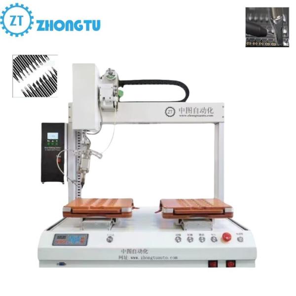Quality Automatic Precise Soldering Machine Robot for Rocker Switch LED Lighting Product with Single Soldering Tip wholesale