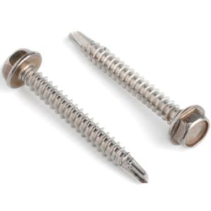 China Galvanized Self Drilling Hexagonal Head Tapping Screws For Connection on sale