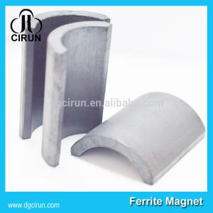 Arc Segments Permanent Ferrite Magnets 52.12X50.18X7.27mm For Industrial Motors