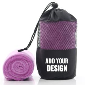 Premium Microfiber Sport Towel with Mesh Pouch – Fast Drying & Compact