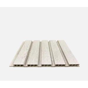 Cheap Fluted Waterproof Wpc Wood Slat Panel Wpc Cladding Panels With Embossed Design for sale