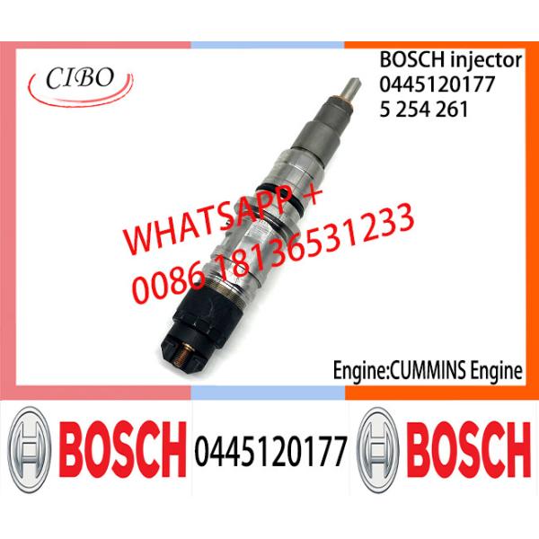 Quality BOSCH 0445120177 5254261 Neutral Fuel Injector Assembly 0445120177 5254261 For CUMMINS wholesale
