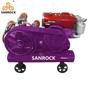 Compact Air Compressor 3 Cylinder Belt Driven Air Compressor Industrial Piston