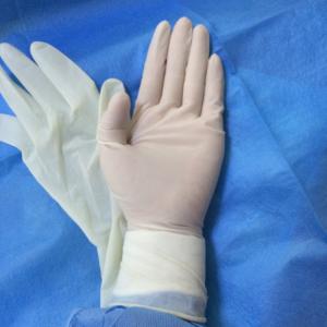 China 100% Natural Sterile Latex Surgical Gloves Powder Free  Easy To Pierce on sale