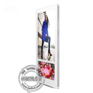 Metal Case Toughened Glass Panel Wall Mounted Digital Signage 18.5 Inch For