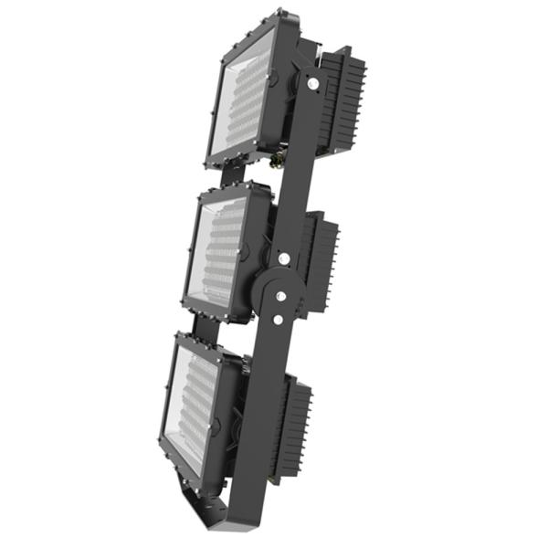 Quality High Bay Floodlight Adjustable Single Bracket Pulverbeschichtetes Aluminium Schwarz wholesale