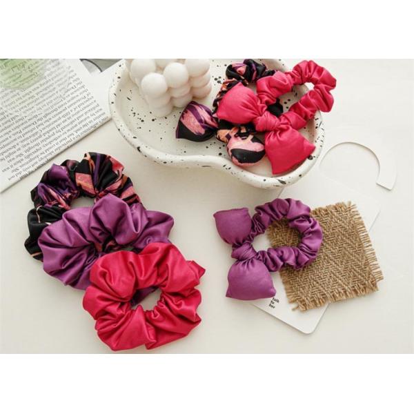Autumn/winter cross-bow PP cotton kids hair bands elastic scrunchie women's